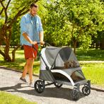 TRUUSK Opvouwbare Hondenbuggy en Kattenwagen - Voor Grote Ho, Dieren en Toebehoren, Honden-accessoires, Verzenden, Nieuw