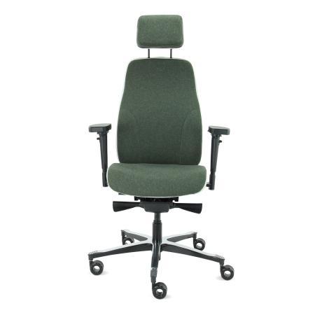 (MDK-107426) Therapod® X2 HR bureaustoel - olijfgroen/grijs, Huis en Inrichting, Bureaus, Nieuw, Ophalen of Verzenden