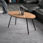 [en.casa] Salontafel Skærbæk 43x90x50 cm houtkleurig, Huis en Inrichting, Tafels | Salontafels, Verzenden, Nieuw