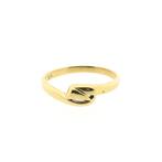 Gouden fantasie ring (gouden sieraden, gouden ring), 18 tot 19, Gebruikt, Overige kleuren, Ophalen of Verzenden
