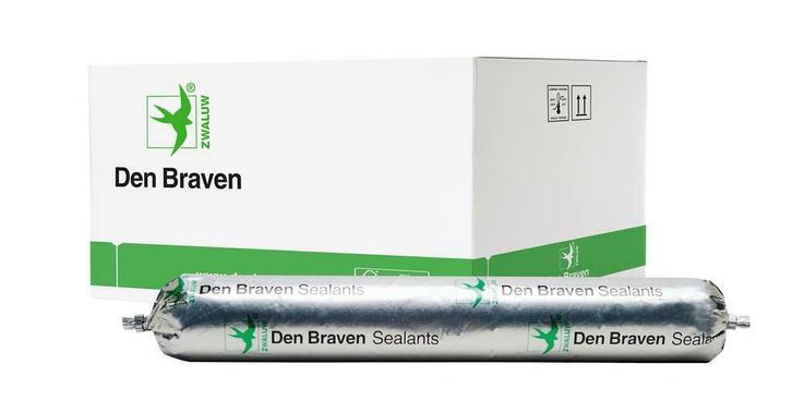 Zwaluw Kit / Den Braven Kit Hybriseal 2PS 600 ml zwart, Doe-het-zelf en Verbouw, Isolatie en Afdichting, Nieuw, Ophalen of Verzenden