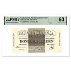 100 Gulden Geldzuivering 1945 PMG 63, Verzenden