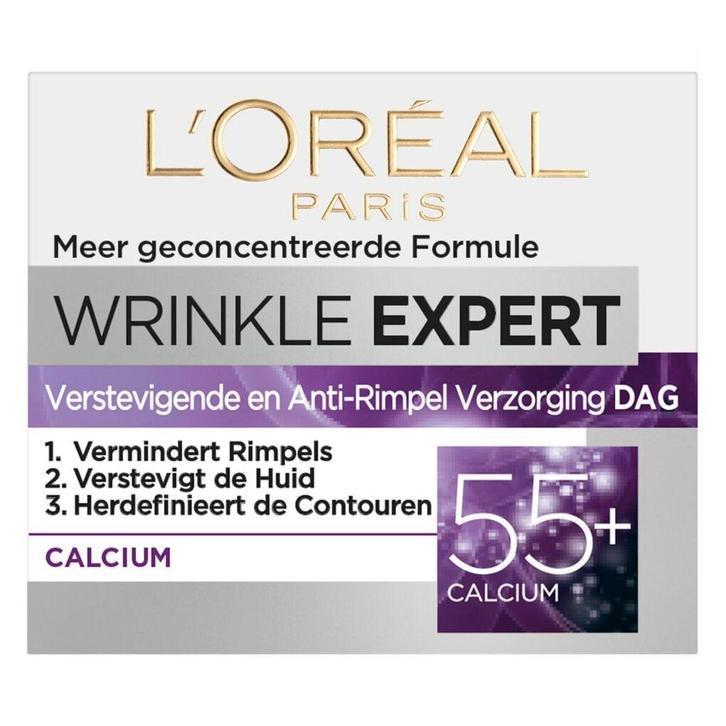L’Oréal Paris Wrinkle Expert 55+ Anti-Rimpel Dagcrème, Sieraden, Tassen en Uiterlijk, Uiterlijk | Lichaamsverzorging, Nieuw, Verzenden