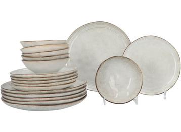Serviesset Flower - Beige - 18-delig beschikbaar voor biedingen