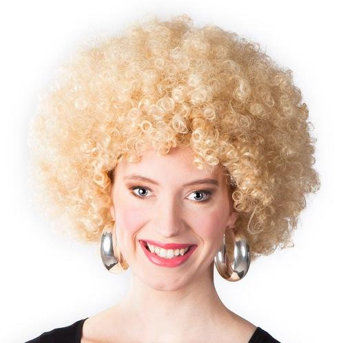 Blonde Pruik Groove, Hobby en Vrije tijd, Feestartikelen, Nieuw, Verzenden