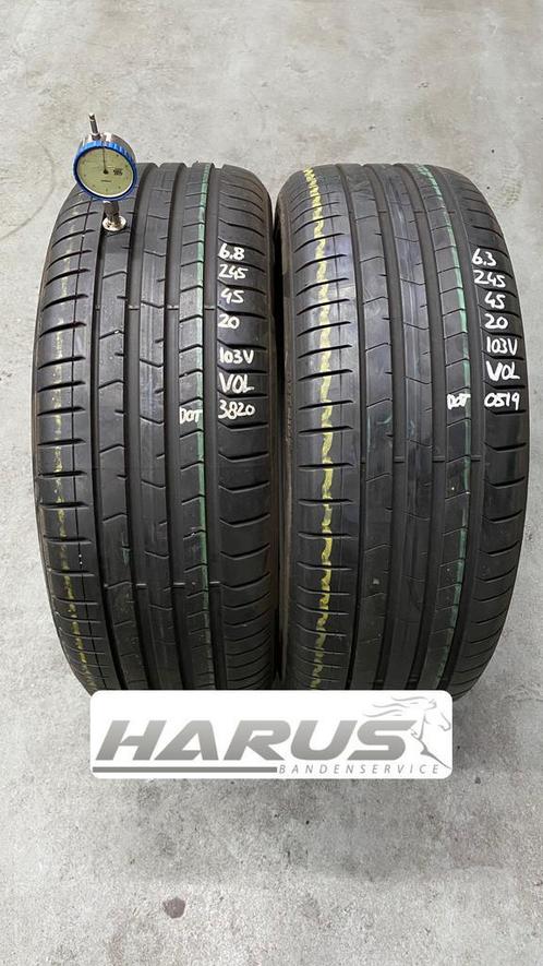 245/45/20 103V VOL PIRELLI PZERO (PZ4) LUXURY 6,3mm profiel, Auto-onderdelen, Banden en Velgen, 20 inch, Zomerbanden, 245 mm, Personenwagen