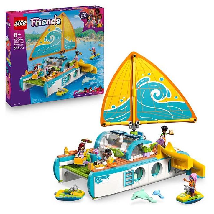 LEGO Friends - Travel Boat Adventure 42664, Kinderen en Baby's, Speelgoed | Duplo en Lego, Ophalen of Verzenden