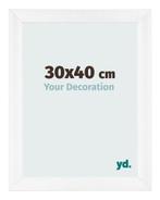 Fotolijst 30x40 cm - Wit Mat - MDF - Pisa, Verzenden, Nieuw