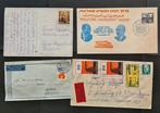 Israël - v366) Judaica 125x poststukken verzameling voor de, Gestempeld