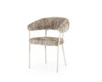 Eetkamerstoel Lizzy | taupe | Eleonora, Huis en Inrichting, Stoelen, Ophalen of Verzenden, Nieuw