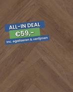 Plak pvc Visgraat bruin |  Belakos Monastro Visgraat XL 91, Ophalen, Nieuw