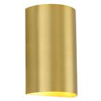 Moderne wandlamp messing, Perry, Huis en Inrichting, Lampen | Wandlampen, Ophalen of Verzenden, Nieuw, Metaal, Modern