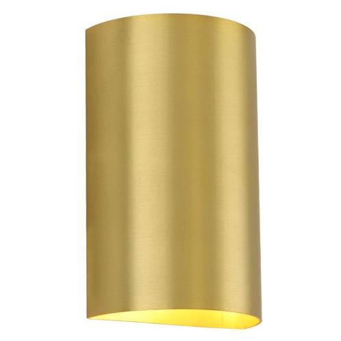 Moderne wandlamp messing, Perry, Huis en Inrichting, Lampen | Wandlampen, Nieuw, Metaal, Ophalen of Verzenden