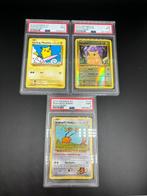 Pokémon - 3 Graded card - Surfing & Rev Holo Pikachu +, Nieuw