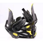 L snowboard bindingen SALOMON UNITE, black/yellow, Sport en Fitness, Snowboarden, Verzenden, Gebruikt, Bindingen
