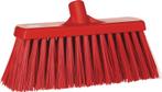 Vikan bezem 30 cm rood harde vezel, Huis en Inrichting, Schoonmaakartikelen, Verzenden