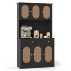 LIVSK Opbergkast met 6 Deuren - Buffetkast met Ingebouwd Opl, Verzenden, Nieuw