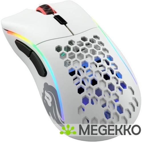 Glorious Model D- Wireless  Matte White, Computers en Software, Muizen, Nieuw, Verzenden