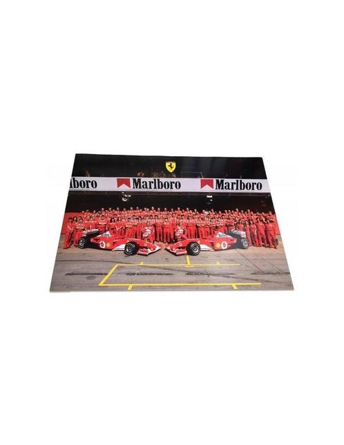 2002 FERRARI FORMEL 1 MARLBORO DEALER POSTER 1844/02, Boeken, Auto's | Folders en Tijdschriften, Ferrari