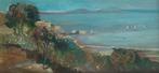 Odette Des Garets (1891-1936) - Cote Azur Coastal Landscape