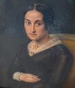 Franse school (XIX) - Ritratto di Gentildonna, Antiek en Kunst