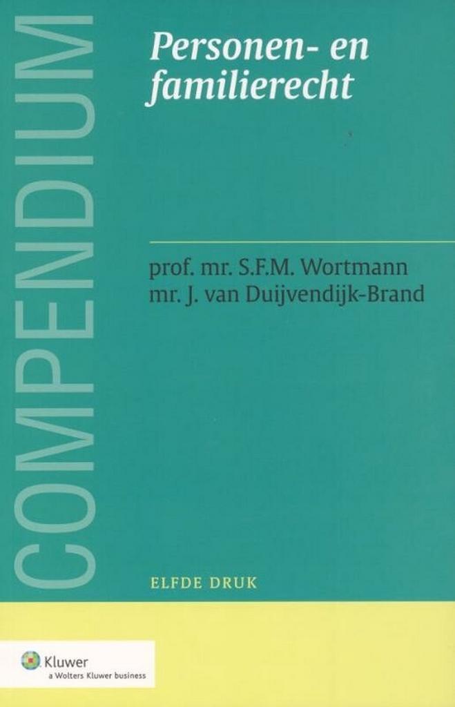 9789013095425 Compendium van het personen- en familierecht, Boeken, Schoolboeken, Gelezen, Verzenden