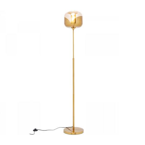 *WOONWINKEL* Kare Design Goblet Stalamp Bol Messing, Huis en Inrichting, Lampen | Vloerlampen, Nieuw, Verzenden