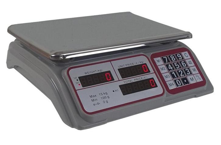 LED Tafelweegschaal - Controle Weegschaal 15 Kg x 2g, Doe-het-zelf en Verbouw, Weegschalen, Verzenden