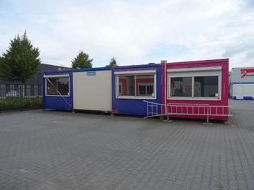 Kantoorunitset met sanitair – ca. 6 x 12 meter (gebruikt) beschikbaar voor biedingen