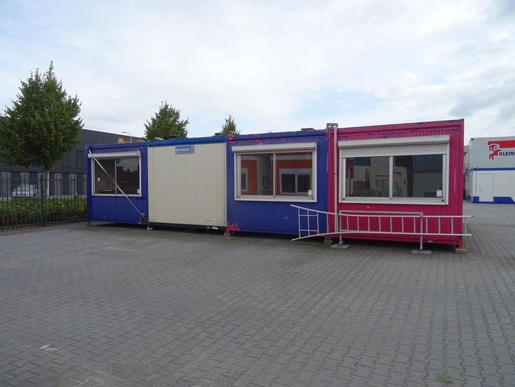 Kantoorunitset met sanitair – ca. 6 x 12 meter (gebruikt), Zakelijke goederen, Machines en Bouw | Keten en Containers