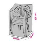 Tuinstoelhoes | Perel | 66 x 66 x 128 cm (Polyester, Taupe), Tuin en Terras, Tuinmeubel-accessoires, Verzenden, Nieuw