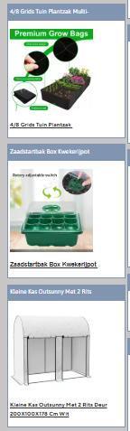 Maak je alvast klaar voor een nieuwe kweek seizoen, Nieuw