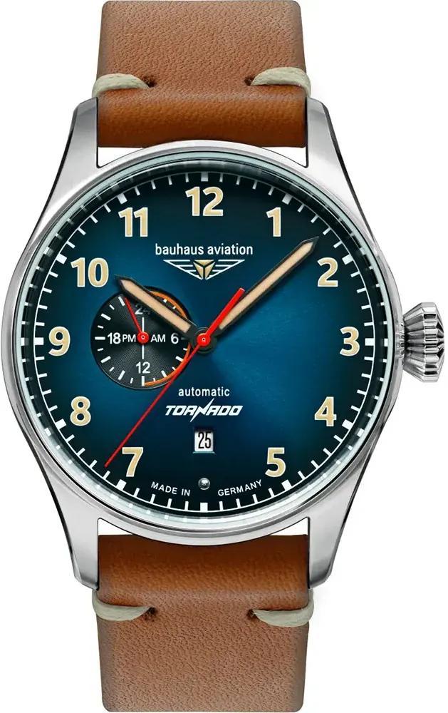 Bauhaus 2764-3 Aviation Tornado automatisch horloge, Sieraden, Tassen en Uiterlijk, Horloges | Heren, Polshorloge, Nieuw, Overige merken