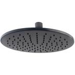 Wiesbaden Caral Hoofddouche - Rond - 25x0.8cm - Mat Zwart, Doe-het-zelf en Verbouw, Sanitair, Ophalen of Verzenden, Nieuw