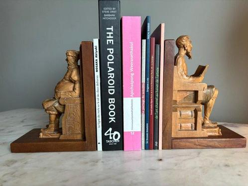 OURO - España - Boekensteunen (2) - Hout - Don Quichote & S., Antiek en Kunst, Curiosa en Brocante