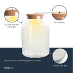 Terrarium fles met kurk - Little Milky met led kurk - Geslot, Verzenden
