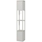 TRUUSK Staande Lamp Modern Design - 2 Planken - Trekkoordsch, Huis en Inrichting, Lampen | Vloerlampen, Verzenden, Nieuw