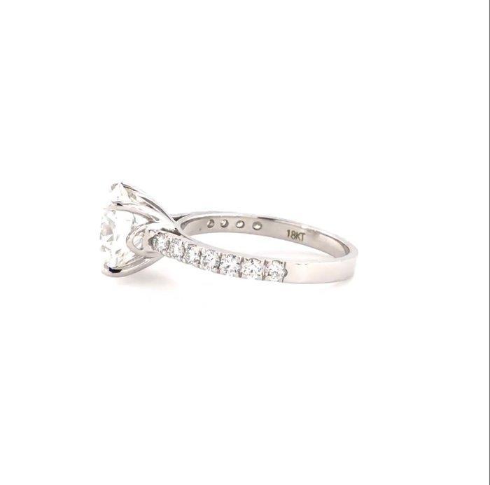 Ring - 18 karaat Witgoud - 2.33ct. tw. Diamant (Lab-grown) -, Sieraden, Tassen en Uiterlijk, Ringen