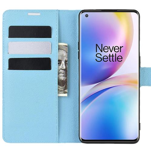 ProGuard OnePlus 8 Pro Wallet Flip Case Blauw, Telecommunicatie, Mobiele telefoons | Hoesjes en Frontjes | Overige merken, Nieuw