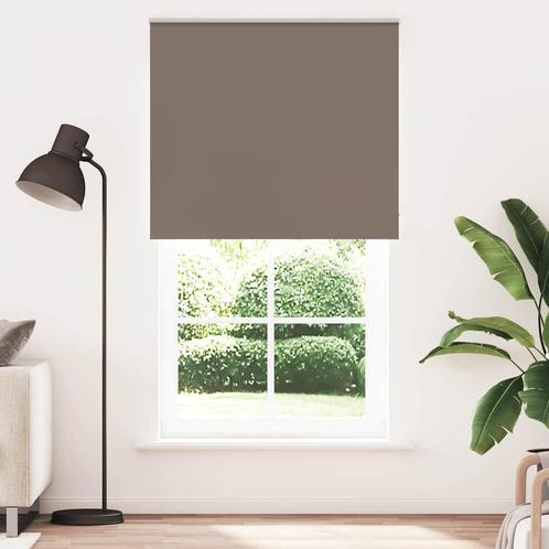 vidaXL Rolgordijn verduisterend 140x230 cm stofbreedte 136,6, Huis en Inrichting, Stoffering | Gordijnen en Lamellen, Bruin, Nieuw