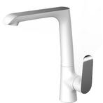 Wiesbaden Tarma Keukenkraan - Eenhendel - Wit Chroom, Doe-het-zelf en Verbouw, Sanitair, Ophalen of Verzenden, Nieuw