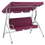 Hollywood Schommelstoel , schommelbank - 3 zits - Paars, Tuin en Terras, Tuinstoelen, Verzenden, Nieuw