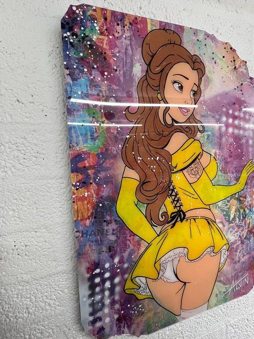 Alvin Silvrants - Pretty Belle with Beast tattoo - High, Antiek en Kunst, Kunst | Designobjecten