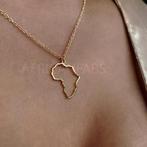 Ketting / halsketting / hanger - Afrikaans continent - Goud, Ophalen of Verzenden, Nieuw