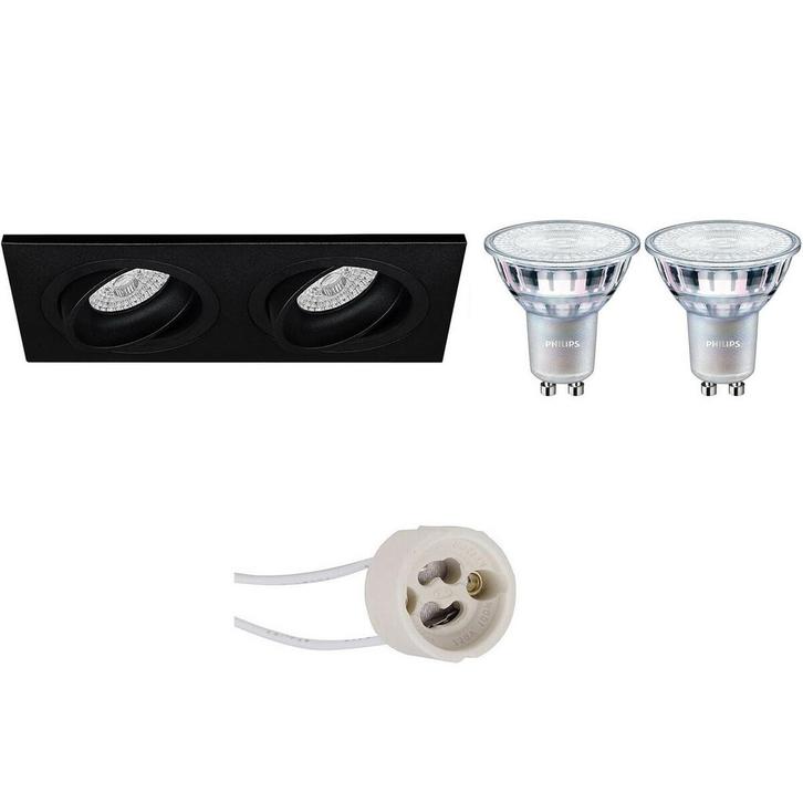 Voordeelset: LED Spot Set - Pragmi Borny Pro - GU10 Fitting, Huis en Inrichting, Lampen | Spots, Plafondspot of Wandspot, Nieuw