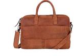DSTRCT Wall Street Laptoptas - 17 inch - Cognac, Verzenden, Zo goed als nieuw