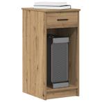 vidaXL Computertorenstandaard met lade 35x45x77 cm, Verzenden, Nieuw