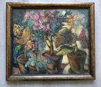 Jan Kruysen (1874-1938) - Stilleven met bloempotjes met