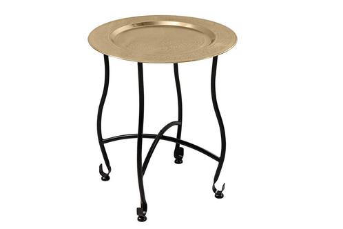Side table MARRAKESH 50cm messing hammer stroke design, Huis en Inrichting, Tafels | Sidetables, Ophalen of Verzenden