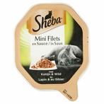 Sheba Mini Filets in Saus Konijn - Wild 85 gr, Verzenden